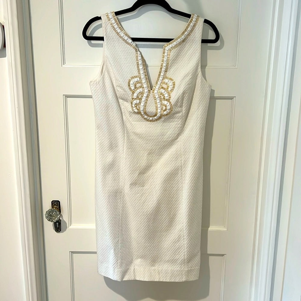 Lilly Pulitzer White Janice Shift